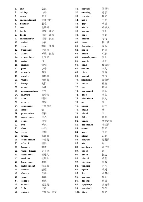 高考英语单词3500_(乱序版)