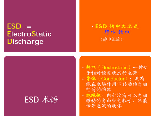 静电防护培训PPT课件