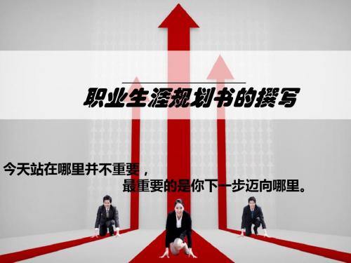 职业生涯规划书的撰写培训教材(PPT 58张)