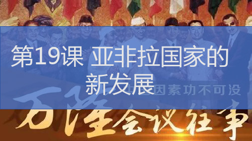 第19课 亚非拉国家的新发展(精品课件)-2023-2024学年九年级历史下册教学课件(部编版)