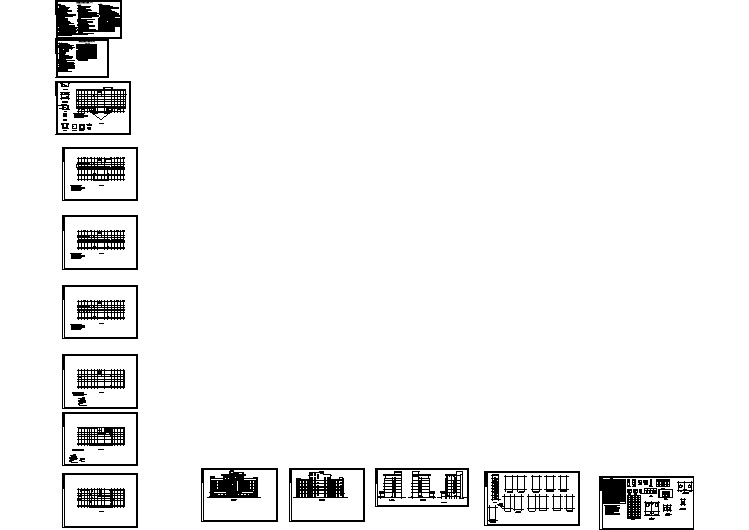 某地6层框架结构残疾人康复中心建筑施工图