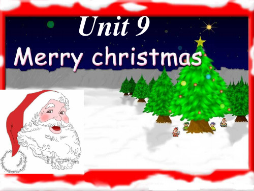 二年级英语上册Unit9MerryChristmas课件1苏教牛津版