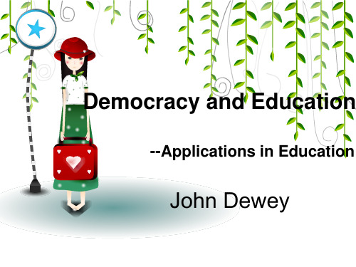 Democracy and Education(杜威  民主主义与教育)