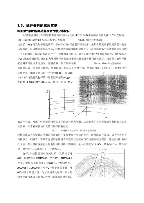 《试井资料的应用实例》