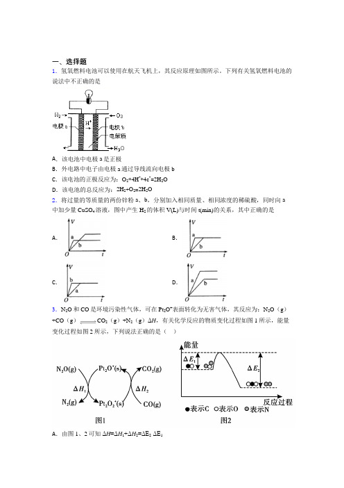 《易错题》初中高中化学必修二第六章《化学反应与能量》经典练习题(培优练)(1)