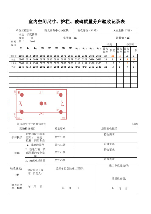 A703--分户验收统计表自动表