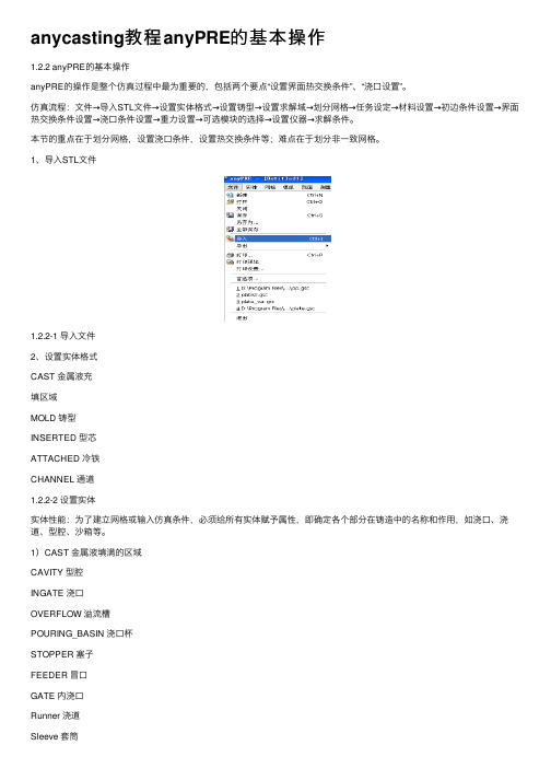 anycasting教程anyPRE的基本操作