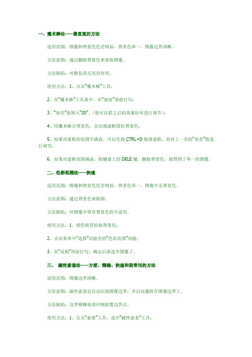 PS完美抠图10种方法一学就会!