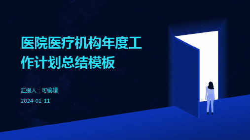 医院医疗机构年度工作计划总结模板PPT