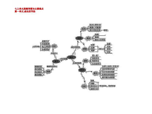 道德与法治七年级上册与下册思维导图