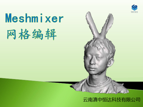 3D基础课程-《Meshmixer》