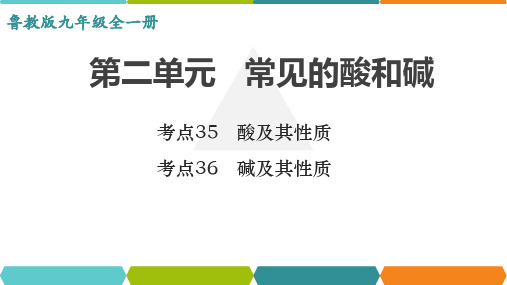 初中化学第二单元常见的酸和碱课件