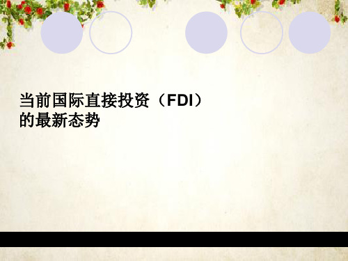 国际直接投资的发展(ppt 34页)