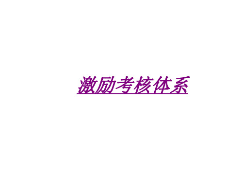 伊利股份—激励考核体系