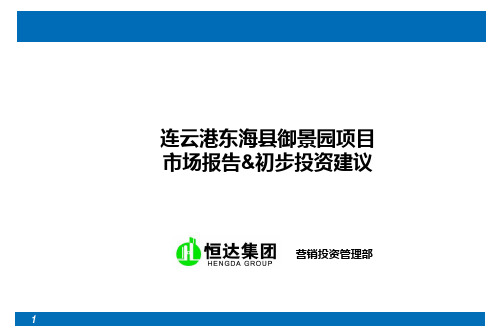 连云港东海县的项目初步投资建议