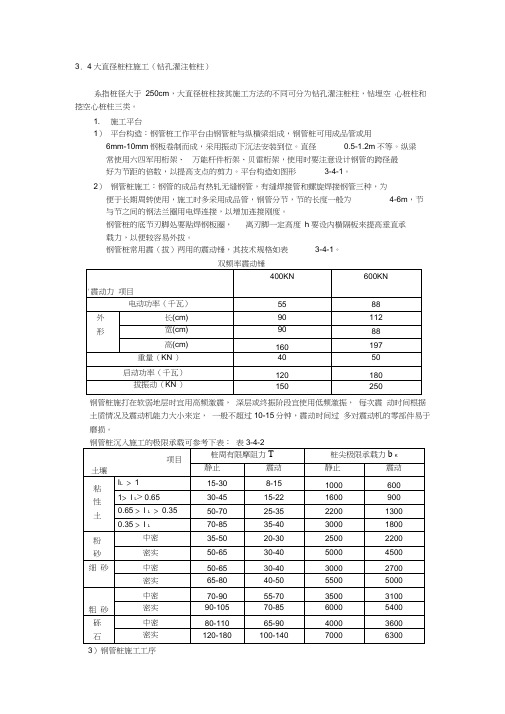 大直径钻孔桩基础施工工艺及方法