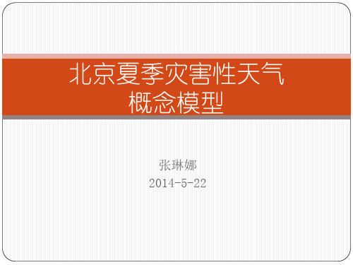 北京夏季灾害性天气