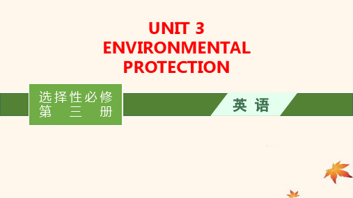 新高考新教材广西专版英语一轮总复习选择性必修第三册Unit3Protection课件pptx新人教版