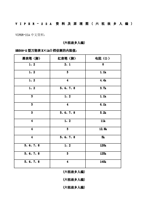 VIPER精选A及原理图