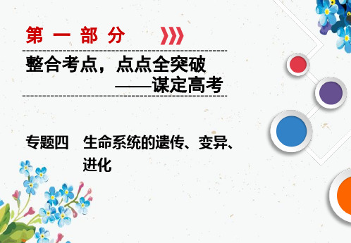 高考生物大二轮总复习课件第01部分 专题04 生命系统的遗传、变异、进化 整合考点12 “拨开迷雾”的进化理论