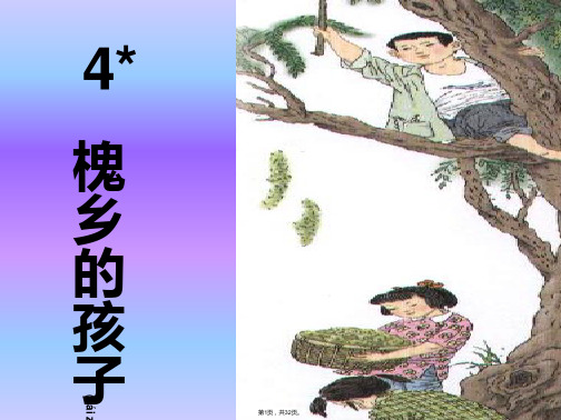 4.《槐乡的孩子》PPT课件(共32张)