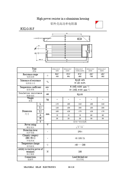 RXLG型电阻规格书-(最新)