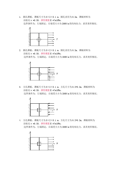 有限元作业题资料