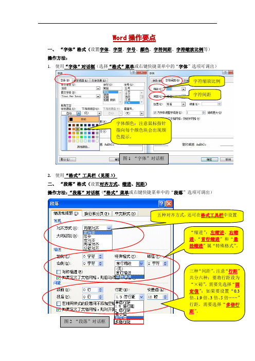 山东省初中信息技术等级证书考试操作要点