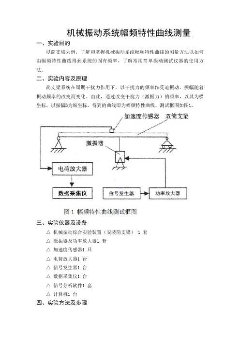 机械振动实验