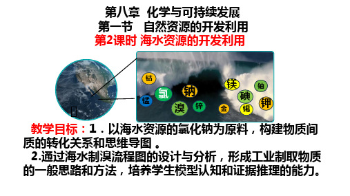 化学人教版必修第二册8.1.2海水资源的开发与利用