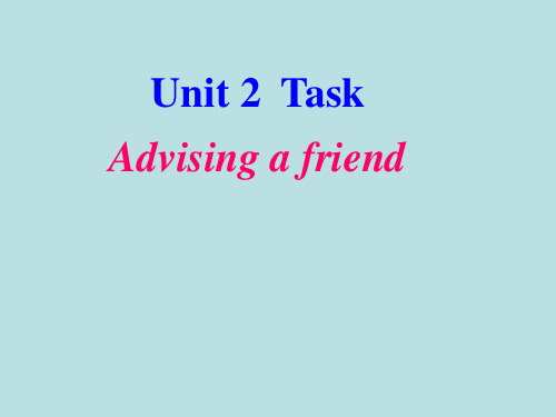 牛津译林版高一英语下册必修四Unit2 Task(共27张PPT)