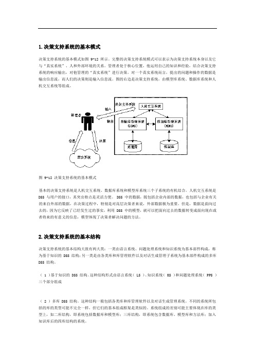 决策支持系统简介