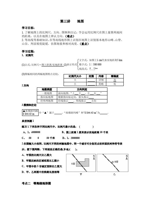 人教版高中地理选修7《第二章 记录和传递地理信息的工具——地图 第二节 不同地图的特点和用途》_0