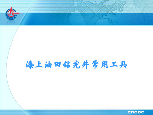 海上油田钻完井常用工具方案