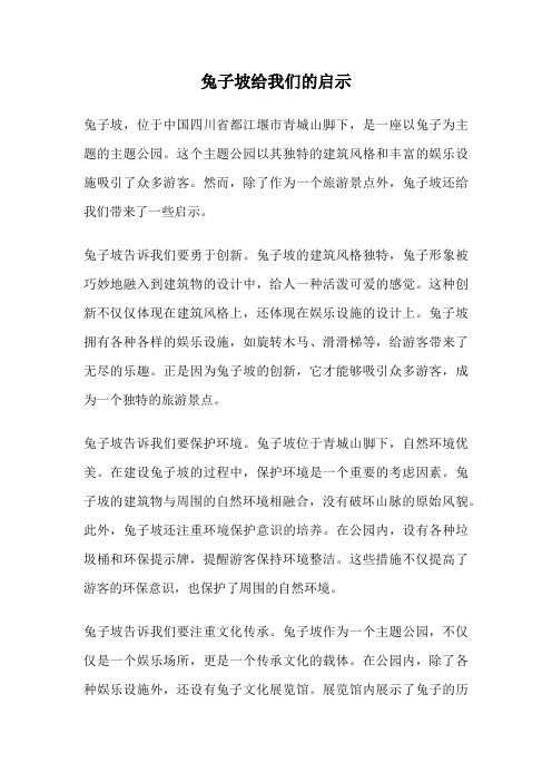 兔子坡给我们的启示