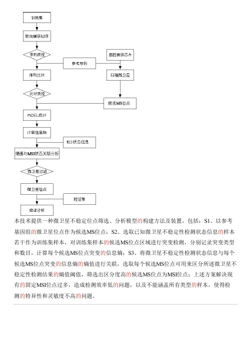 微卫星不稳定位点筛选、分析模型的构建方法及设备的制作方法