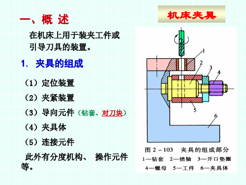 机床夹具概述