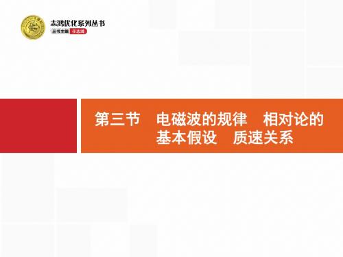 高考一轮复习：13.3《电磁波的规律、相对论的《基本假设、质速关系》ppt课件