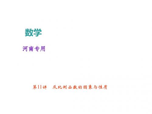 第11讲 反比例函数的图象与性质