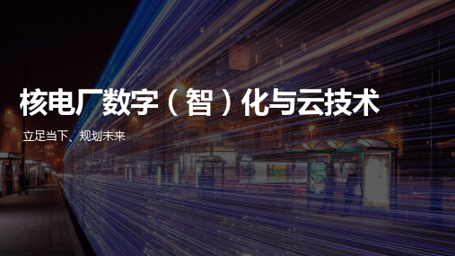 核电厂数字化与云技术培训资料