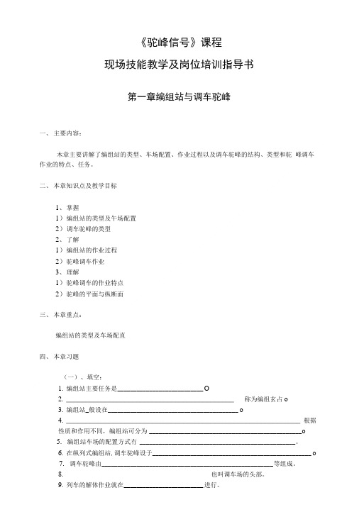 《驼峰信号》学习指导书.doc