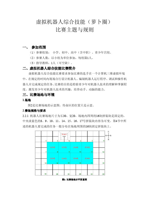 虚拟机器人综合技能规则（萝卜圈）