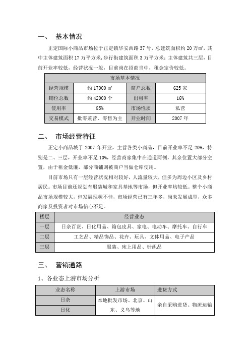 河北正定小商品批发市场基本现状-yy