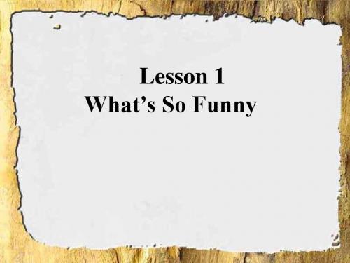 北师大版高二英语选修6《Unit17 Lesson 1》课件