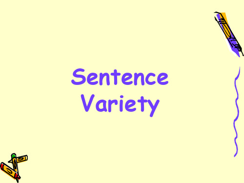 Sentence Variety