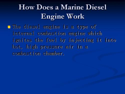 02 How Does a Marine Diesel Engine Work