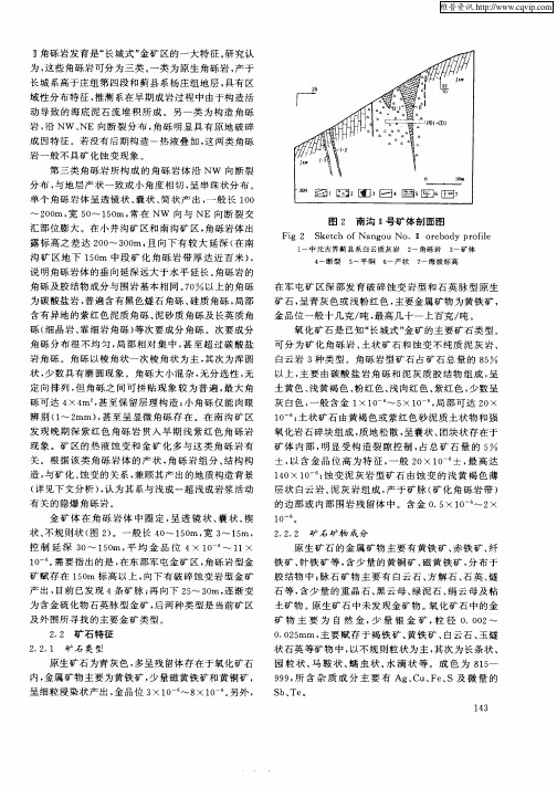 冀东“长城式”金矿地质特征及成矿预测