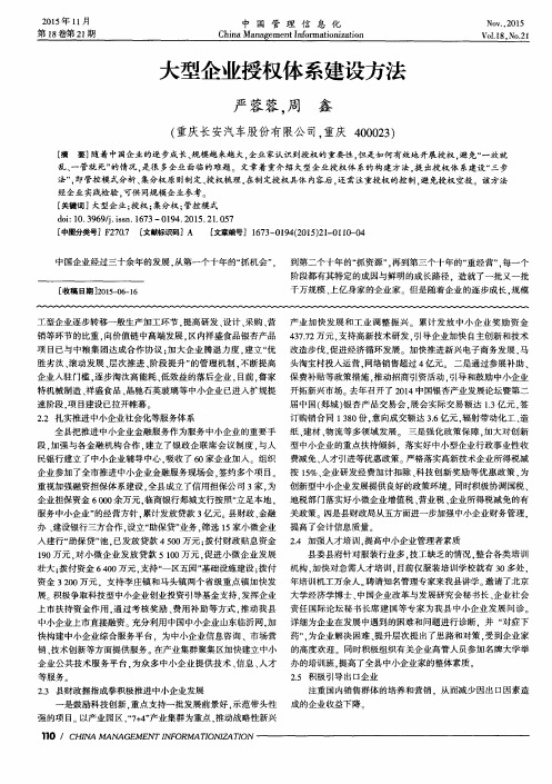 大型企业授权体系建设方法