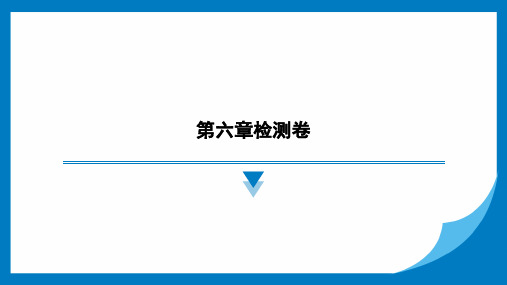 第六章检测卷+复习检测训练提升课件+2024-2025学年北师大版数学(2024)七年级上册