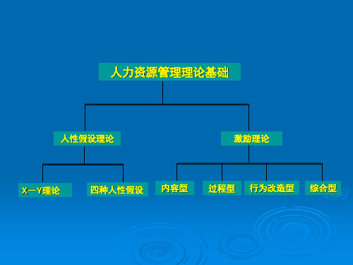 2.1 人性假设理论